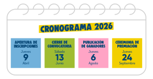 cronograma escritores 2026