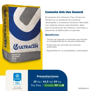 CEMENTO GRIS USO GENERAL