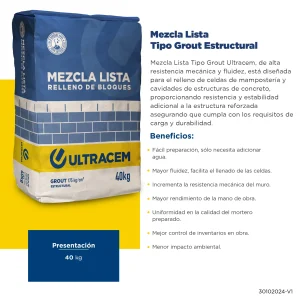 MEZCLA LISTA TIPO GROUT